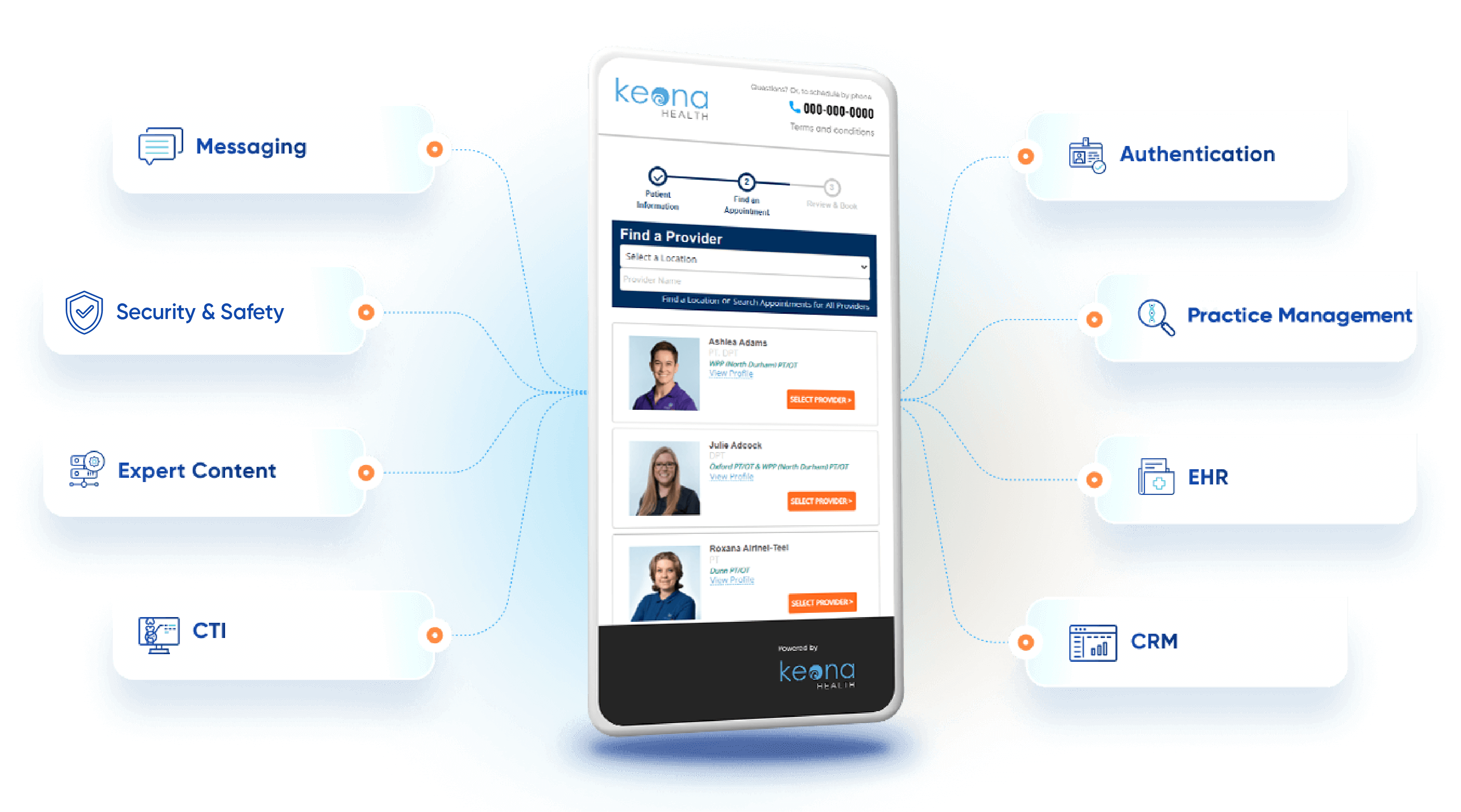 Keona Health Home Page